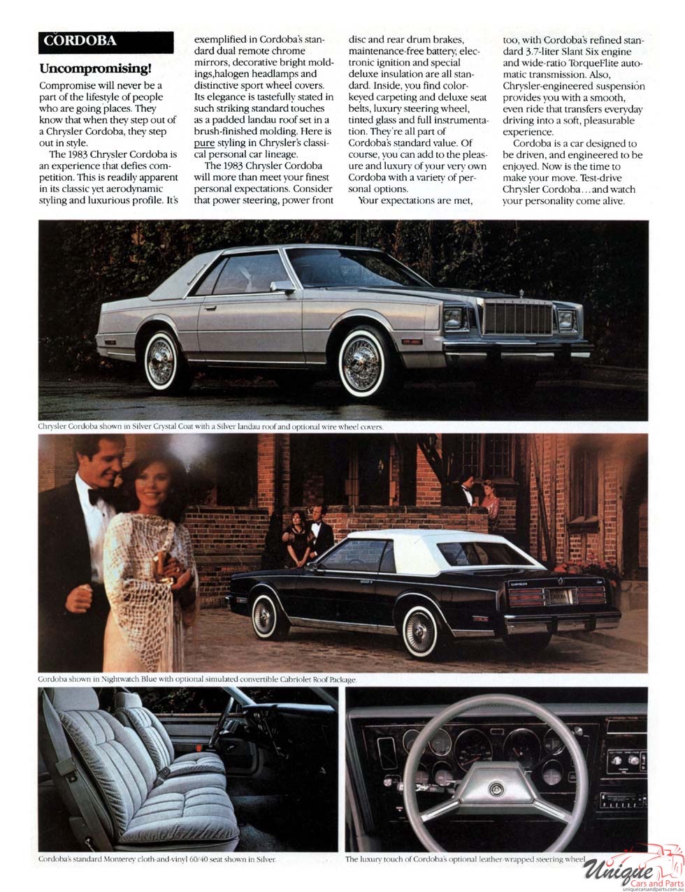 1983 Chrysler-Plymouth Brochure Page 2